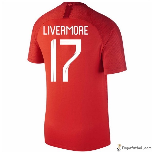 Camiseta Inglaterra Replica Segunda Ropa Livermore 2018 Rojo